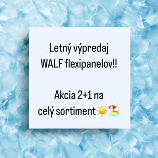 🌞 LETNÁ AKCIA NA ŠTÝL! 🌴 Osviež svoj interiér s WALF flexi dekoračnými panelmi – Kúp 2 a 3. dostaneš ZDARMA! 🍹🌺 Moderný...